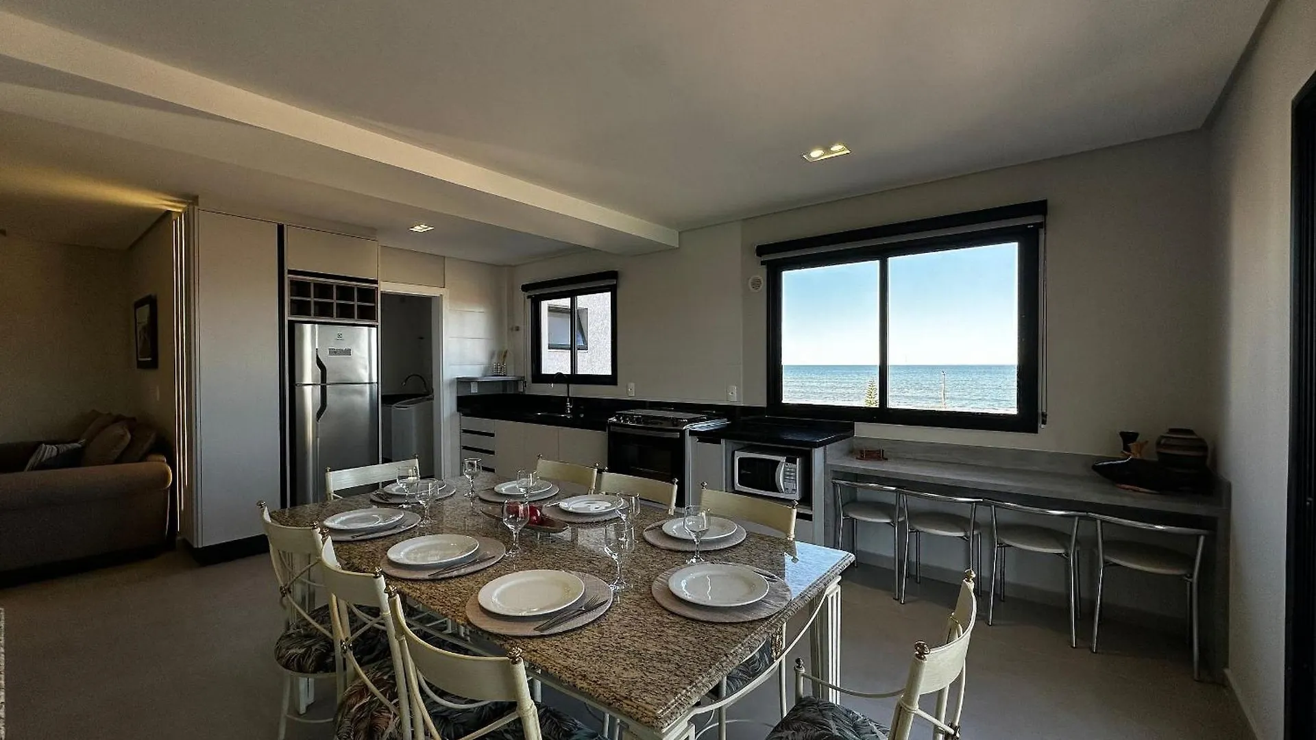 Apartment Ia01- 3 Quartos| 3 Banheiros| Vista Mar| Churrasq. Itapoa